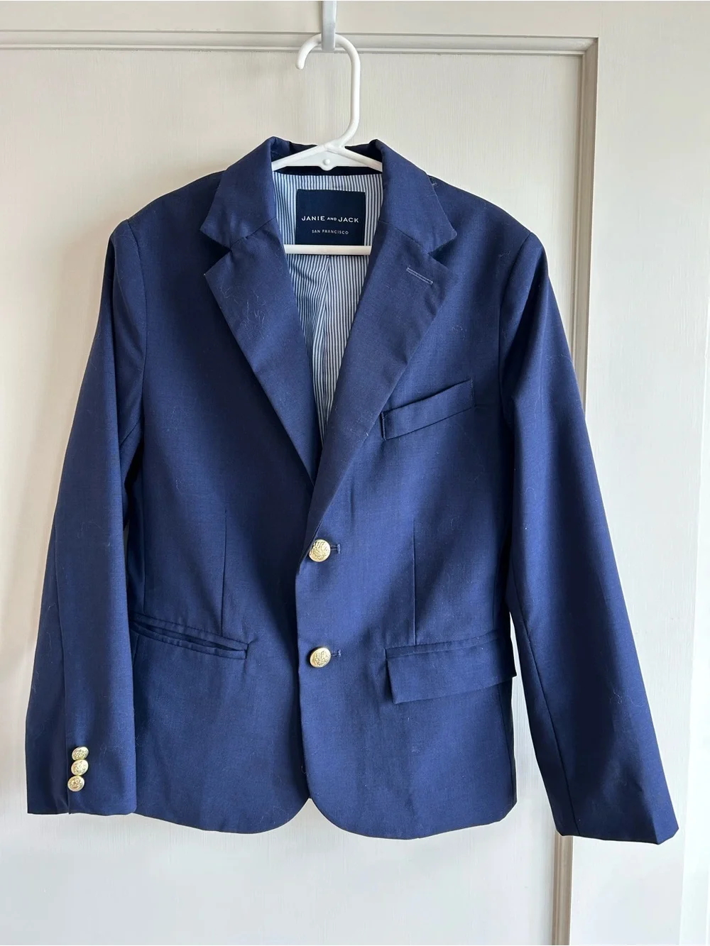 Janie and Jack Boys' Navy Wool Blazer